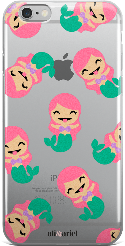 Mermaid Emoji Iphone Case - Iphone (1000x1000), Png Download