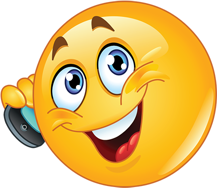 Jpg Library On A Call Facebook Symbols Emoticons Pinterest - Emoji Talking On Phone (450x450), Png Download
