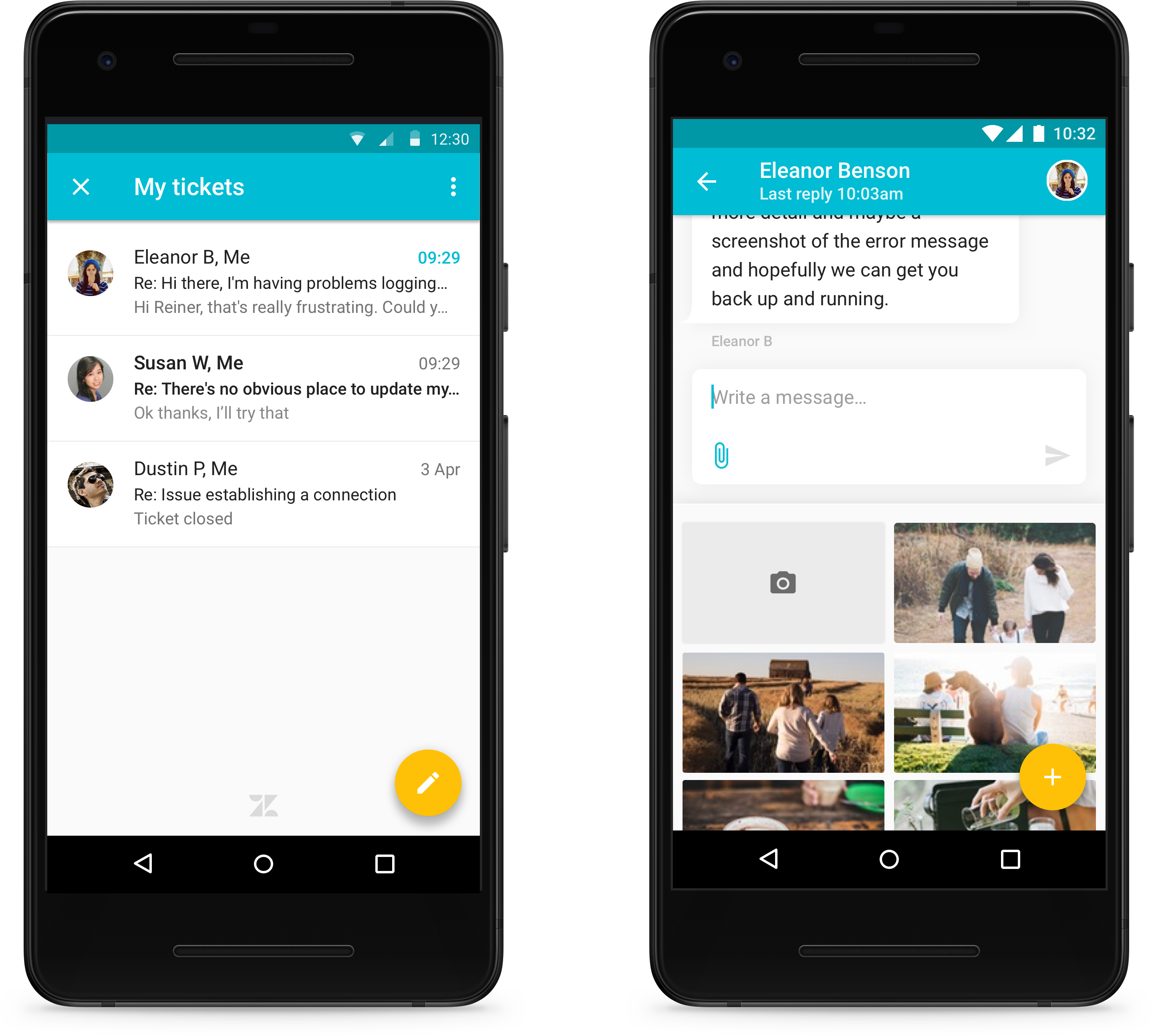 Android Hi Res - Zendesk Support Mobile (3290x3010), Png Download