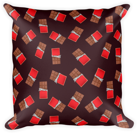 "chocolate Babe Emoji" Pillow - Cushion (500x500), Png Download