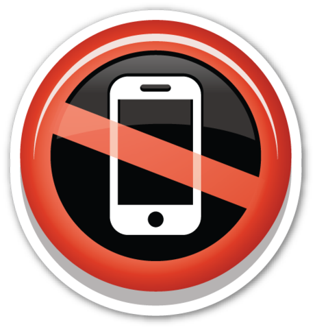 No Mobile Phones - Emoji 📵 (460x480), Png Download