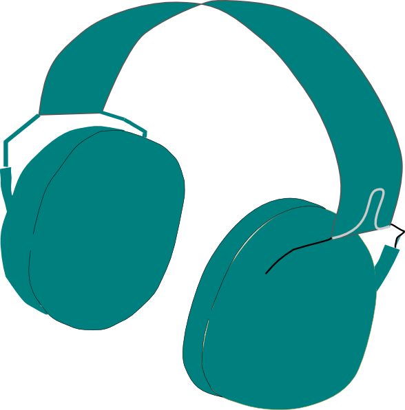 Headphone Svg Clip Arts 588 X 596 Px (588x596), Png Download
