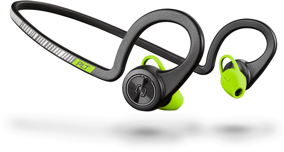 How To Resolve Wireless Headphone Connection Issues - Plantronics Backbeat Fit Black Core (1000x554), Png Download