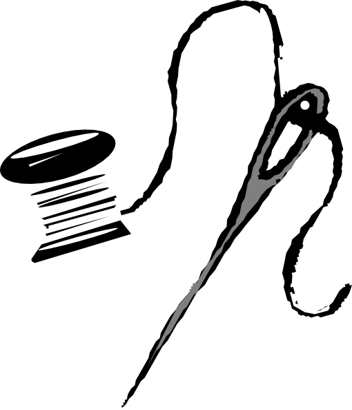 Thread - Png Needle And Thread (510x593), Png Download