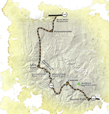 Silver Thread - Tabeguache Peak (383x400), Png Download