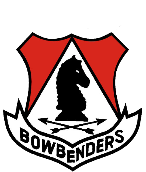 Black Knight Bowbenders Logo - Garßen (549x606), Png Download