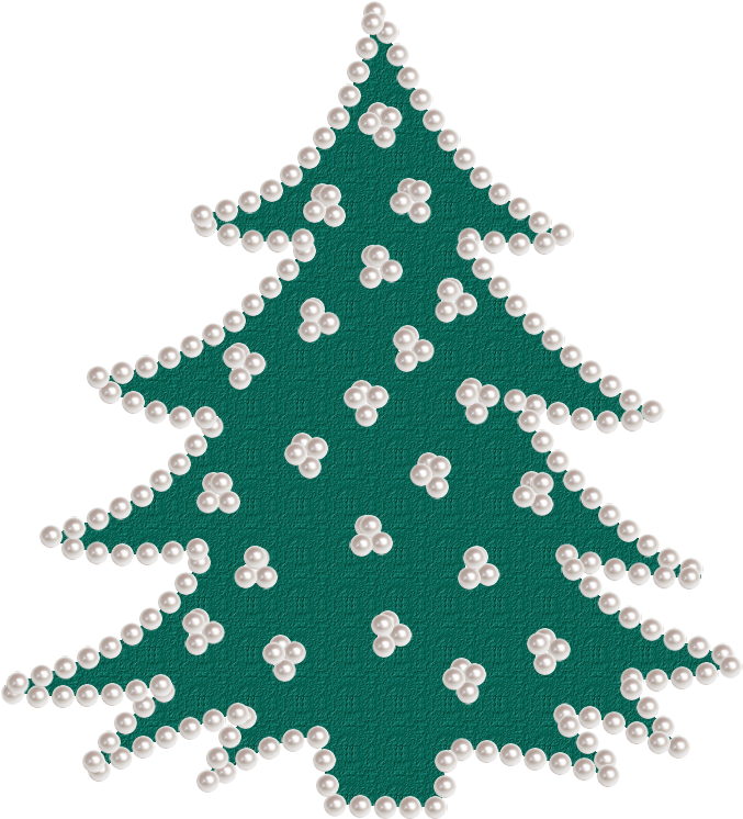 Arboles Navide Ntildeos Con Perlas Vintage - Creative Christmas Tree Removable Wall Stickers (1024x768), Png Download