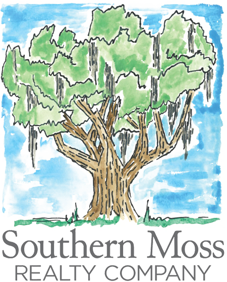 Moss Drawing Watercolor - Southern Moss Realty (450x559), Png Download