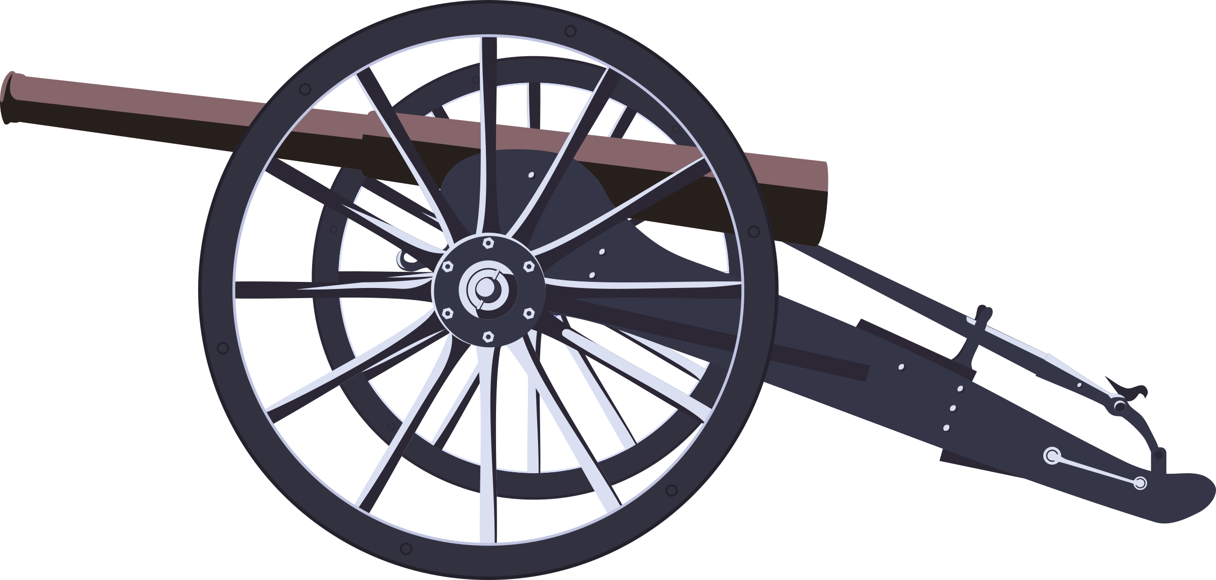 This Free Icons Png Design Of Cannon At Stockholm (2400x1146), Png Download