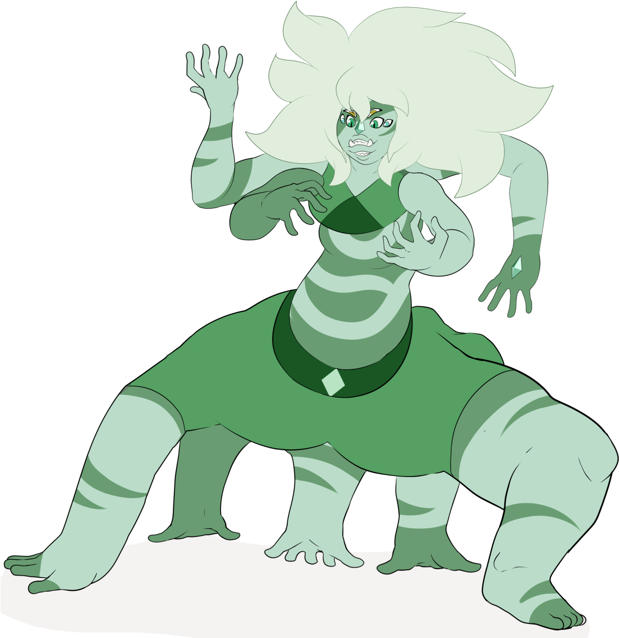 Moss Agate Strange Gen - Moss Agate Steven Universe (1280x1280), Png Download