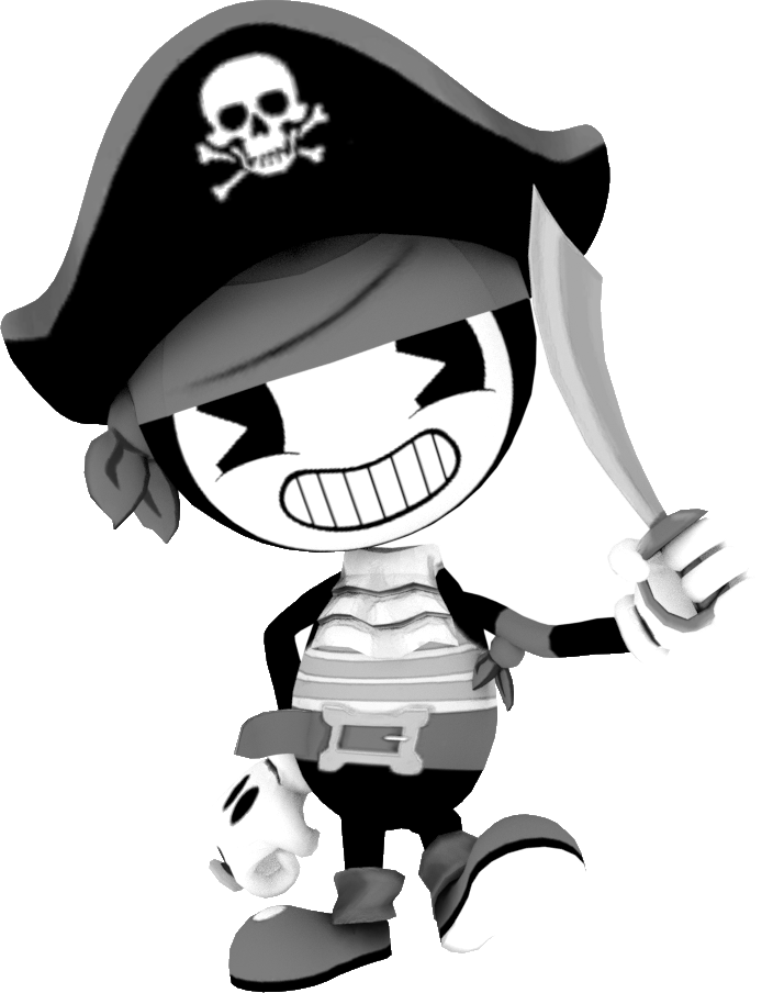 Pirate Bendy - Bendy Pirate (704x904), Png Download