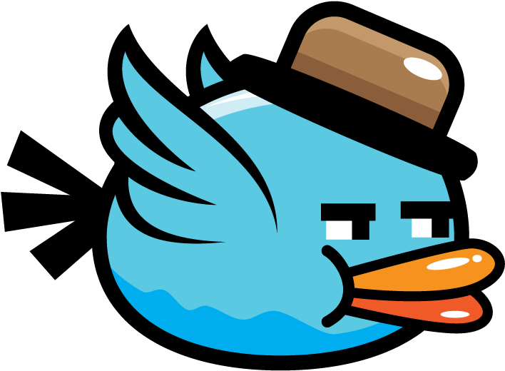 Flappy Bird Sprite Computer Icons Opengameart - Flying Bird Clipart (464x340), Png Download