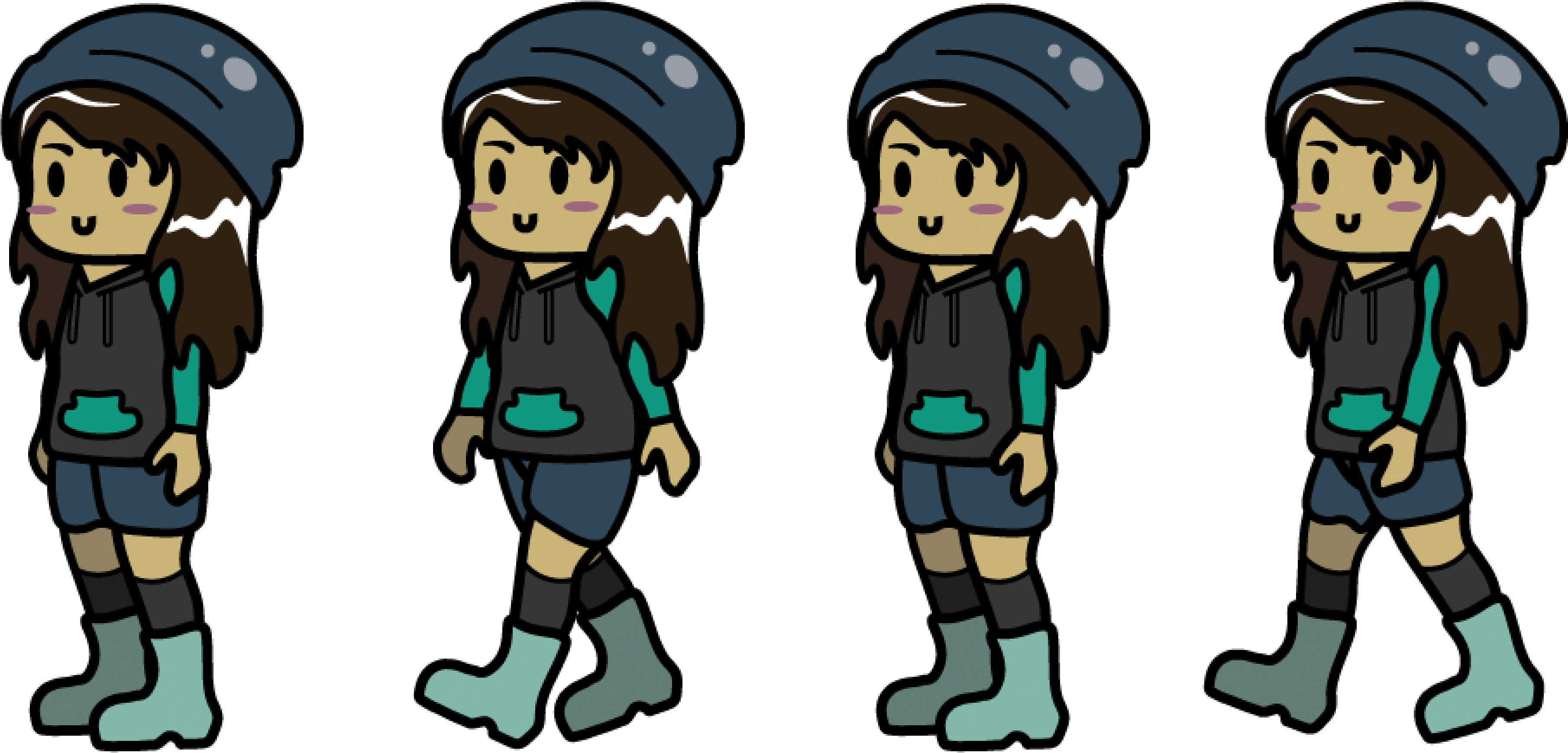 Kind Of Like Flappy Bird, But With A Lot More Doo - Walking (4000x2000), Png Download