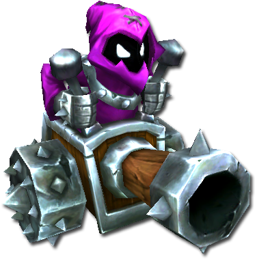 Minion Cannon - Cannon Minion League Of Legends (377x388), Png Download