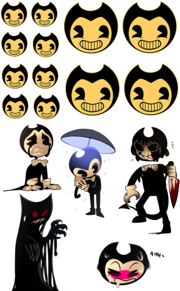 Super Hero Shirts, Bendy And The Ink Machine, Fnaf, - Bendy And The Ink Machine Rule 34 (386x600), Png Download