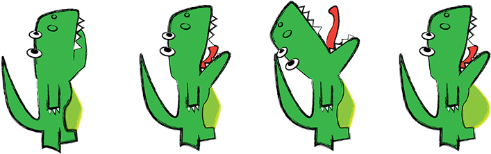 Design Patterns With Space Invaders (728x236), Png Download