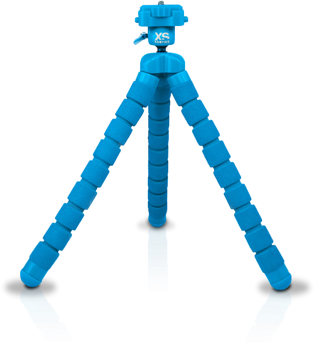 Big Bendy Monochrome - Xs Series Gopro Tripod (621x681), Png Download