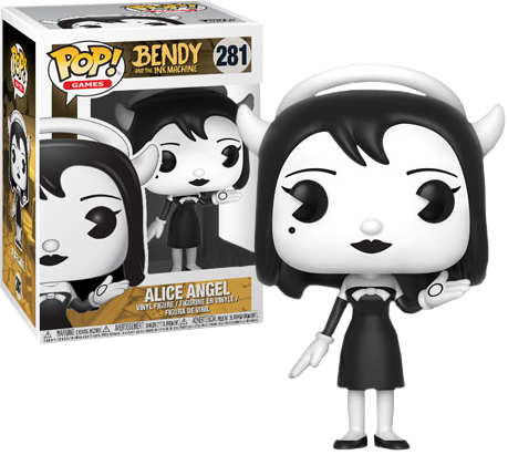 Funko Pop Bendy And The Ink Machine Alice Angel Exclusive - Bendy And The Ink Machine Funko Pop (459x411), Png Download
