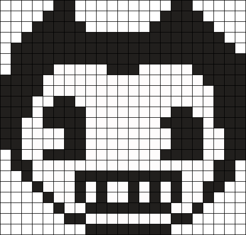 Bendy Perler Bead Pattern / Bead Sprite - Bendy Perler Bead Patterns (484x463), Png Download