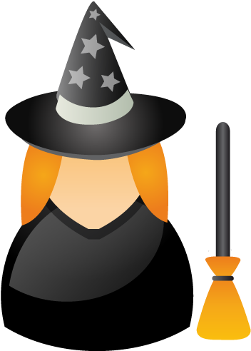 Witch Icon, Thumb - Halloween (500x500), Png Download