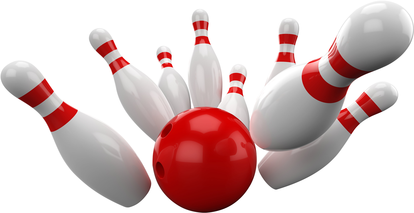 Bowling Strike Png - Bowling Png (1500x844), Png Download
