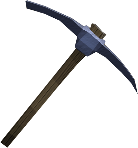 The Runescape Wiki - Pickaxe Clip Art (450x483), Png Download