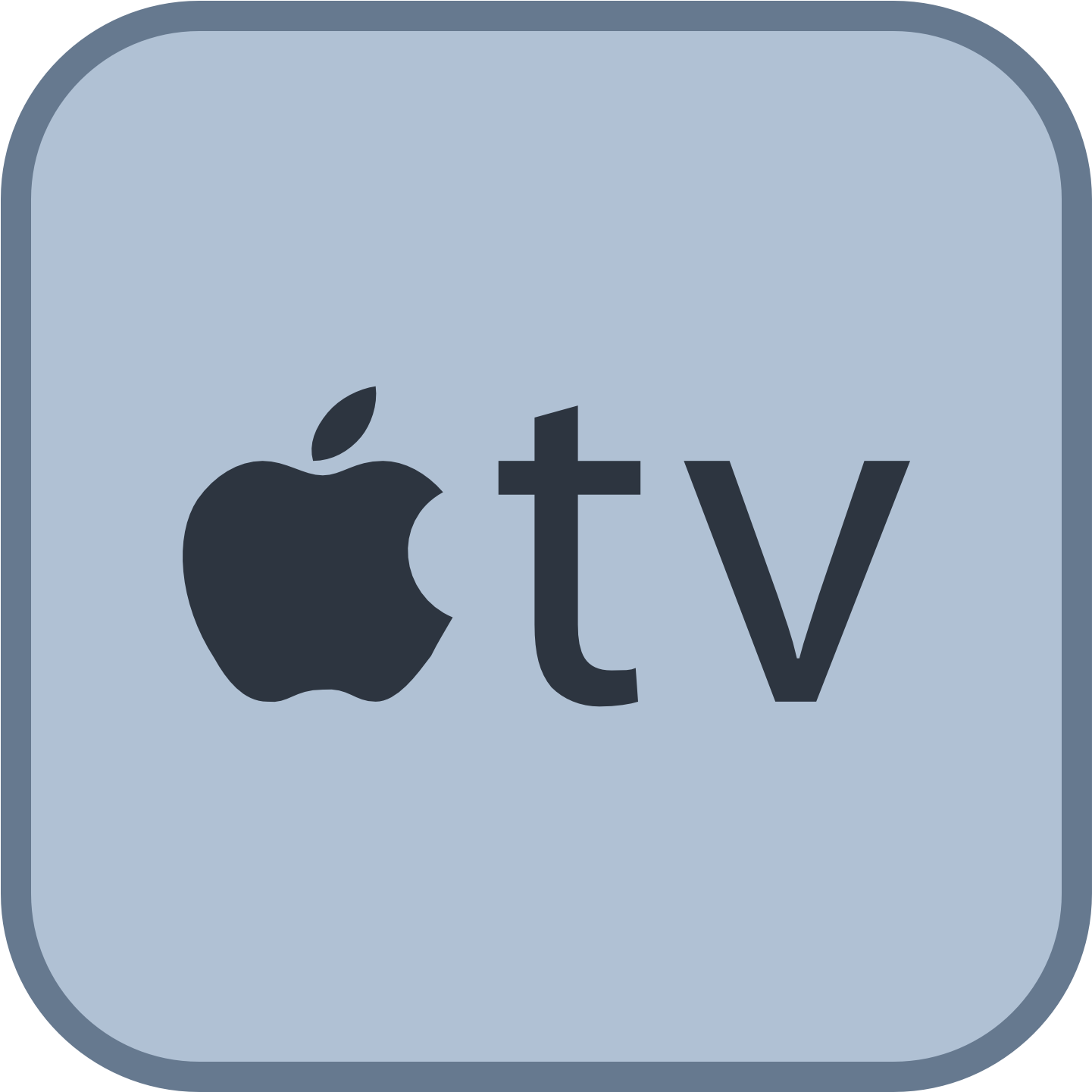 Amazon Fire & Roku & Apple Tv & Google Play & Ios - Apple Tv Icon Png (1600x1600), Png Download