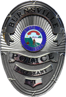 Police Badge Gets An Update - Burnsville Mn Police Badge (316x450), Png Download