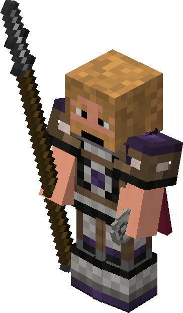 Vintnercaptain - Lord Of The Rings Captain Minecraft (364x622), Png Download