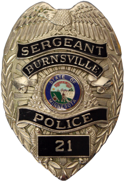 Police Badge Gets An Update - Burnsville (334x450), Png Download