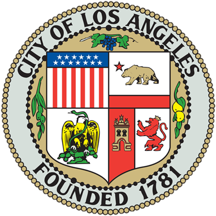 T L - Bandera Los Angeles California (750x750), Png Download