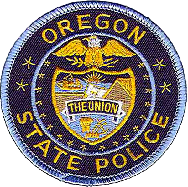 Oregon State Police Patch (600x599), Png Download