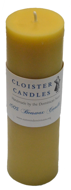 Column Beeswax Pillar Candle - Candle (900x643), Png Download
