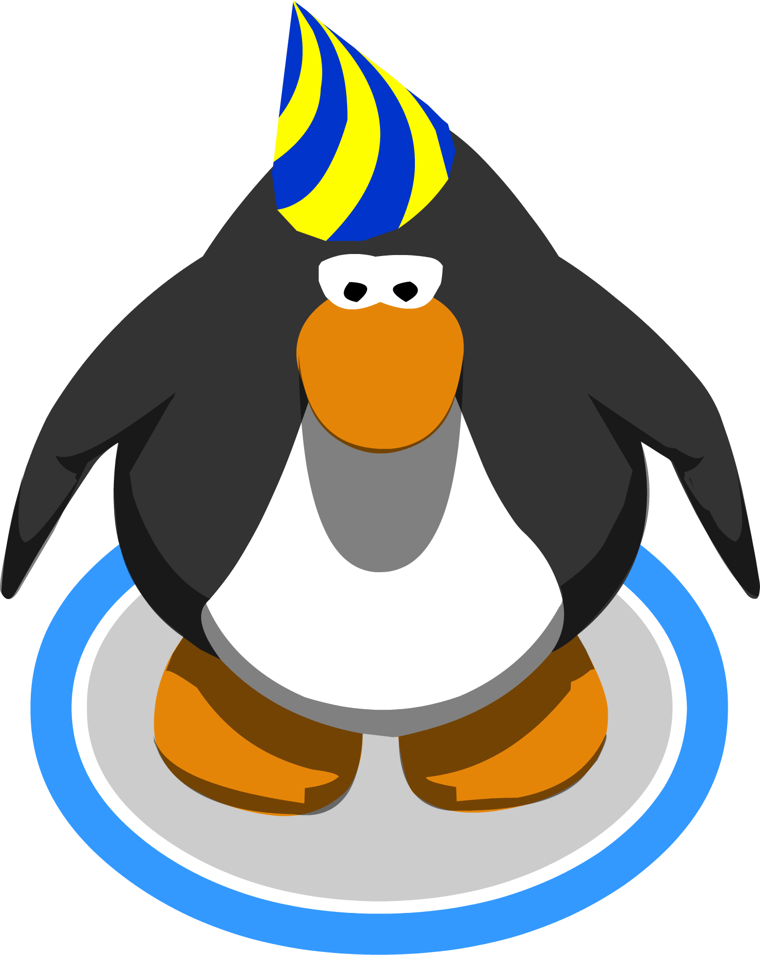 New Hat - Red Penguin Club Penguin (1482x1861), Png Download