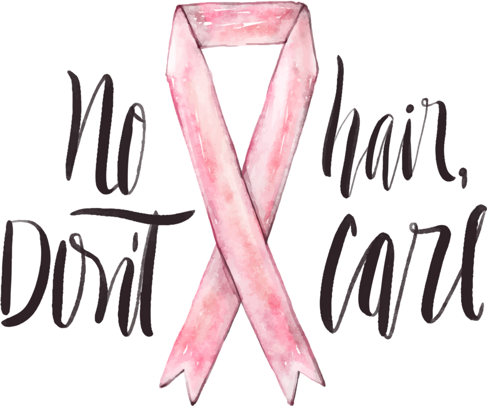 Breast Cancer Awareness "no Hair Don't Care, I'm A (1000x1200), Png Download