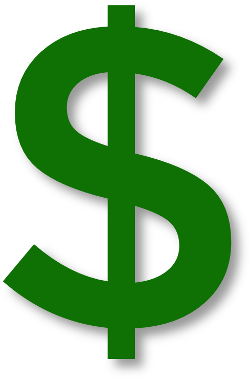 Dollar Sign Png Www Imgkid Com The Image Kid Has It - Transparent Green Dollar Sign (536x803), Png Download