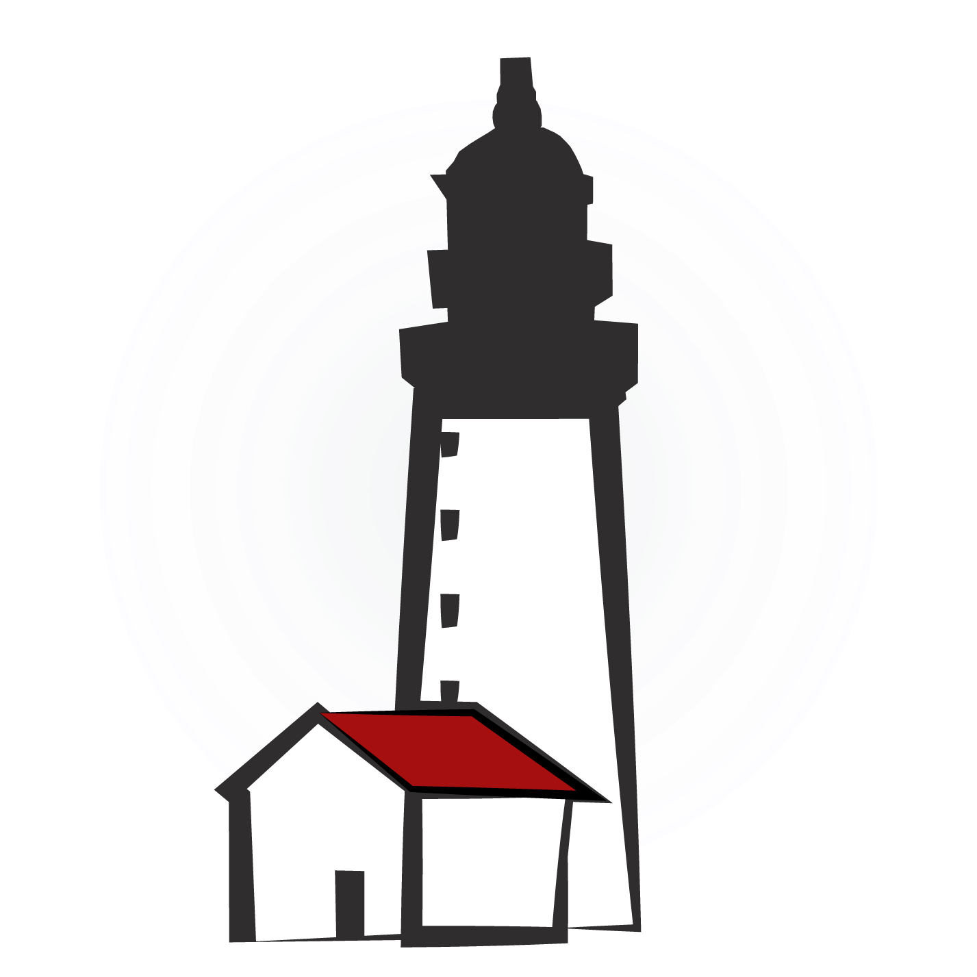 Halfway Rock Lighthouse - Illustration (1452x1452), Png Download