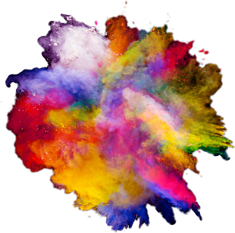 Poster: Jag_cz's Colored Dust, 41x41in. (484x480), Png Download