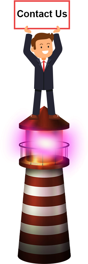 Lighthouse - Digital Agency (320x925), Png Download