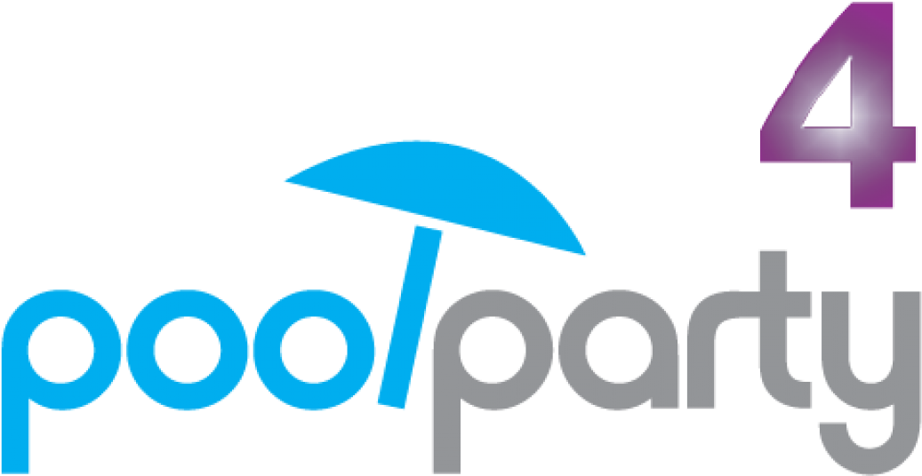 Say Hello To Poolparty - Pool Party Logo Png (1080x562), Png Download