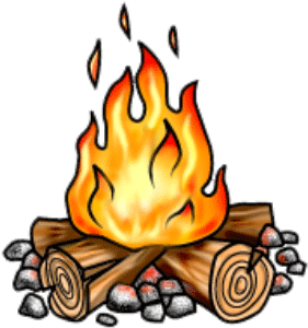 Png Free Stock Bonfire Clipart Small Campfire - Welcome To Our Campsite - Camping Sign - Rv Sign (352x352), Png Download