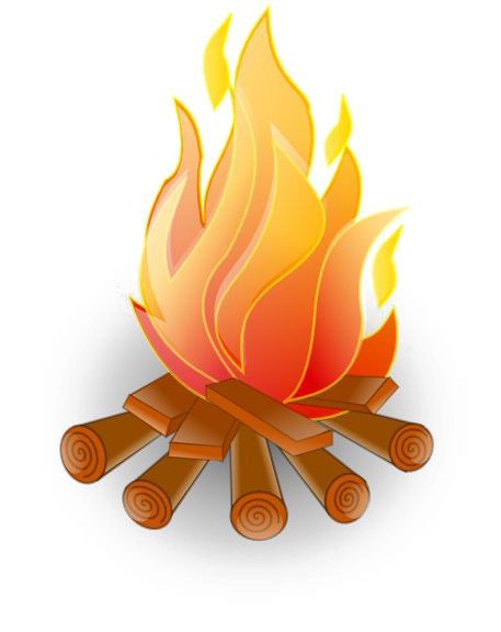 Bonfire Png Photo - Fire Clipart (504x596), Png Download