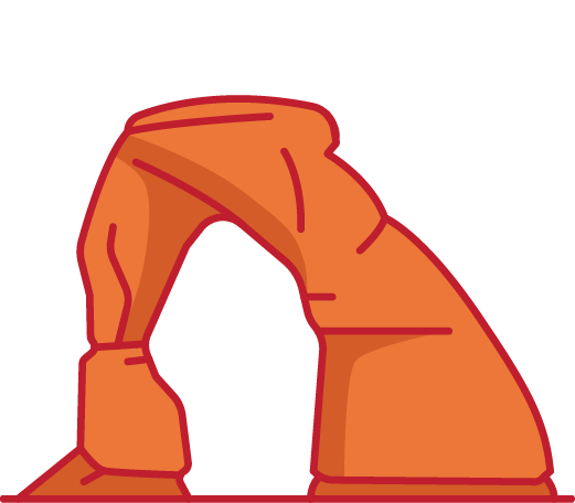 Image Freeuse Library Blog Travel Moab - Arches National Park Clip Art (521x456), Png Download