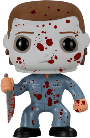Michael Myers (pre-order) - Bloody Michael Myers Funko Pop (312x480), Png Download