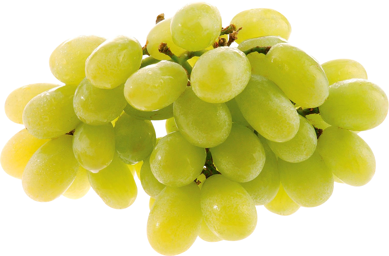 Grape Png Image - Green Grapes (1493x981), Png Download