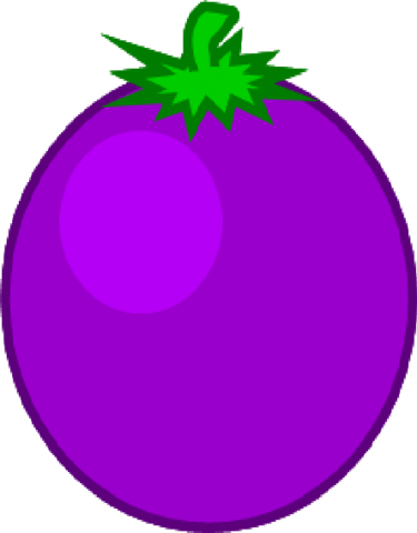 Grape - Purple Apple Clipart (375x480), Png Download