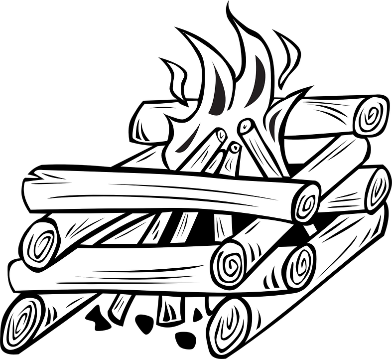 Campfire Clip Art (600x549), Png Download