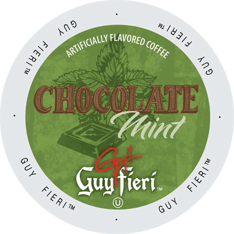 Lidu2016 Gf Chocmint 2015 - Guy Fieri Coffee Chocolate Mint Single Serve Cup Portion (800x800), Png Download