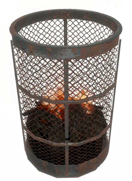 Fo4 Bonfire Barrel4 - Portable Network Graphics (559x765), Png Download