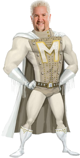 Guy Fieri As The Other Guy - Art Of Dreamworks Megamind Bad Brilliant Blue (335x616), Png Download